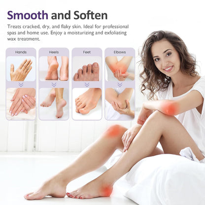 Paraffin Wax for Hand and Feet 4000ml Paraffin Wax Machine for Hand and Feet Large Capacity Paraffin Wax for Hands Purple Paraffin Bath Machine Best Skin Care Moisturizing Exfoliating Solution