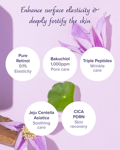 Mary&May SEOUL EDITION Retinol 0.1% Bakuchiol Cica Serum - Korean Face Serum for Pore Elasticity & Wrinkle Improvement - Cica and Peptides - Fragrance-Free, Vegan, and Cruelty-Free, 2.7 fl.oz.