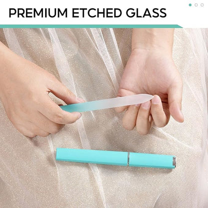 Crystal glass nail file, nail