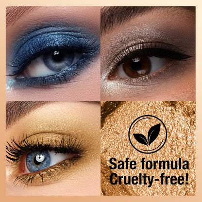 LANGMANNI 8 PCS Pro Kit Eyeshadow Stick Gift Makeup Set,Matte Earth Color+Bright Metal Color Multifunctional Contour Stick,Waterproof & Long-Lasting Eyeshadow (#C)