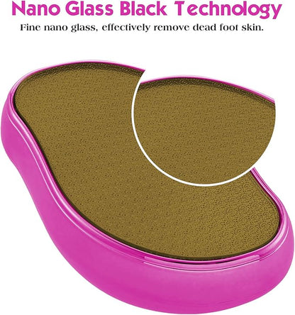 Nano glass foot file callus
