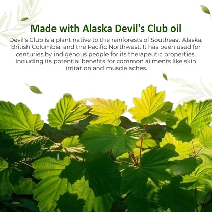 Devil's Club Foot Care Duo - All-Natural Foot Scrub & Foot Cream Set - Hydrating Foot Care Solution with Refreshing Scent & Handcrafted, Alaskan-Made Ingredients