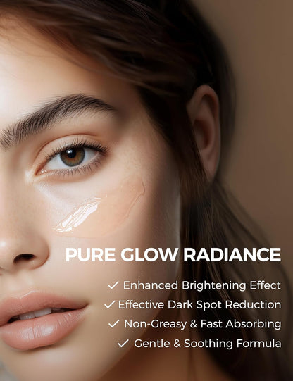 Vitamin C Serum with Niacinamide & Ethyl Ascorbic Acid: Brightening, Moisturizing Face Serum for Dark Spots | Hyperpigmentation & Anti-Aging Treatment | Korean Synergy Formula 1.01oz