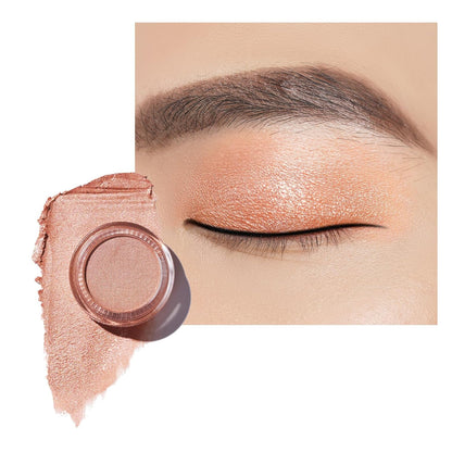 Oulac Nude Gold Cream Eyeshadow also for Highlighter Highly Pigmented Eye Shadow Waterproof&Long Lasting with Moisturizing Formula Blendable Shimmer Eye Make-up,Vegan & Cruelty-Free, 6g O10