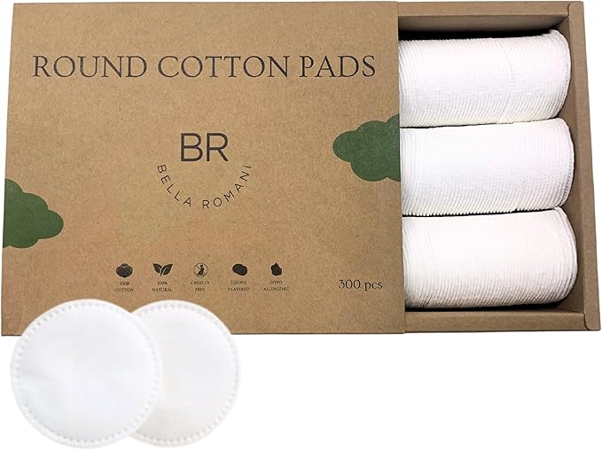 Organic cotton rounds (300 count)