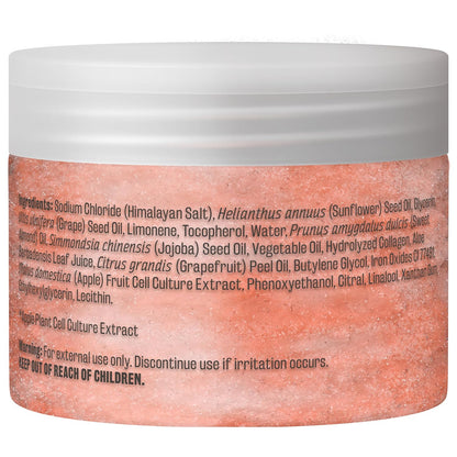 Himalayan Salt Scrub, Face, Foot, and Body Exfoliator with Collagen and Stem Cells, Exfoliating Scrub for Toning, Cellulite, and Skin Care by M3 Naturals