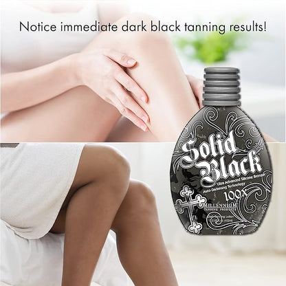 Millennium Tanning Solid Black 100X