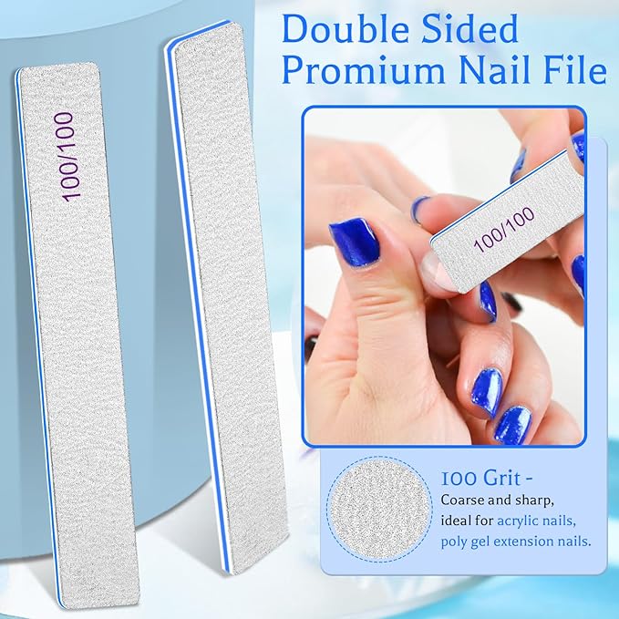 25pcs nail file professional, 100/100