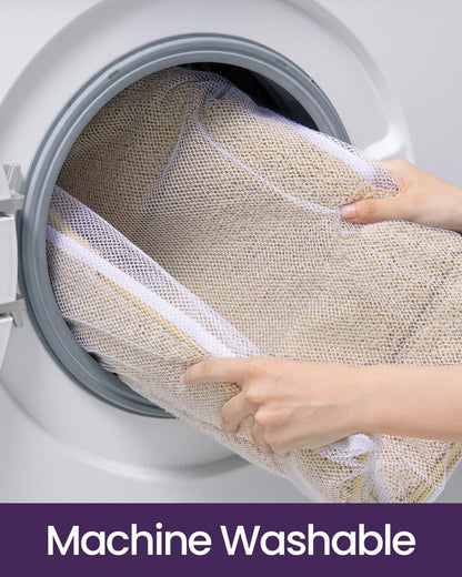 DEXI Bathroom Rugs 36x24, Washable Non Slip Bath Mat for Shower Floor, Absorbent Quick Dry Bathmat with Rubber Backing, Ultra Soft Plush Carpet for Tub, Beige