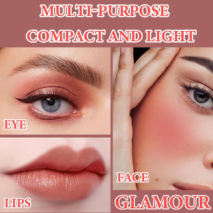 Cream Blush Stick Makeup,Blush Stick for All Skin Tones,Easy to Color,Soft Long Lasting Lightweight Blush Face Makeup Stick,Waterproof Multi Stick for Cheeks & Lip & Eyes（#101）