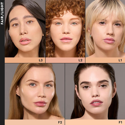 COVER FX Total Cover Cream Foundation - Shade F2 - Buildable Coverage - Natural Finish - Oil-Free - Sweat-Proof