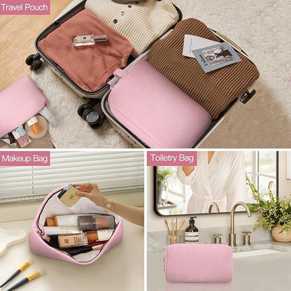 3 pieces makeup bag cosmetic