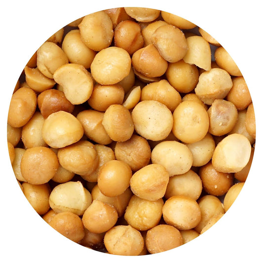 Roasted and Salted Macadamia Nuts, 1.5 Pound Bag, The Hampton Popcorn & Candy Company
