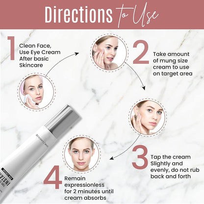 Instant Eyelift Cream Time Reverse Treatment For Dark Circles, Puffy Eyes, & Wrinkles Anti Aging Serum Reduces Under Eye Bags, Wrinkles, Dark Circles, Fine Lines & Crow's Feet Instantly - 12