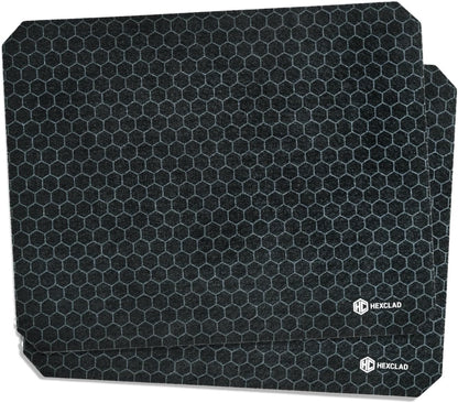 HexClad 2-Piece Dish Drying Mat Set Made of Absorbent Fabric that Holds up to 8oz of Liquid, Ultra-Thin Design for Fast Drying, Waterproof and Non-Slip Backing, Cut for a Universal Fit that Won’t Fray