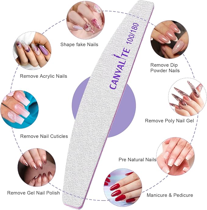Canvalite 10 PCS Nail File