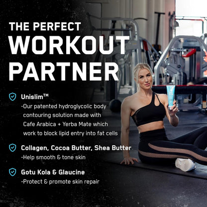 SteelFit Firming Body Lotion - Contouring & Skin Tightening Cream for Body - Firm & Tone Cellulite Remover for Legs Belly & Saggy Skin - Nourishing & Soothing with Shea & Cocoa Butter - Pink Pomelo