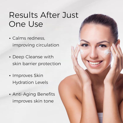 Bioactive Cleanser Normal to Dry Skin - Non-Foaming Facial Cleanser Provides a Gentle Deep Clean Face Wash and Ultra-Hydrating and Moisturizing Treatment (4.5 fl oz)