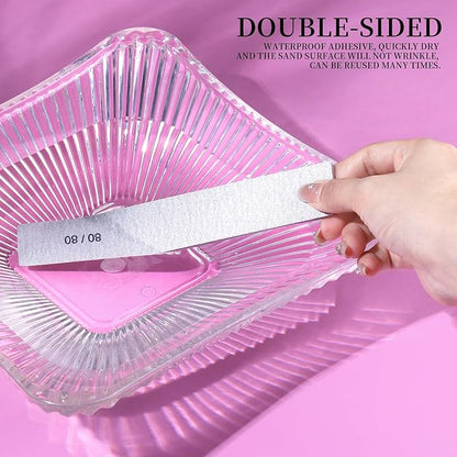 Fandamei nail file, 24pcs 80/80