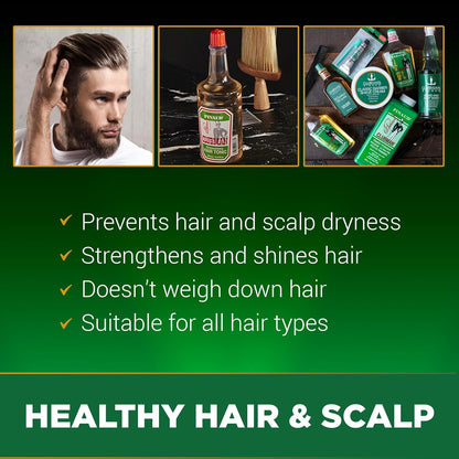 Clubman Pinaud Hair Tonic for Men – Classic Greaseless Hair Tonic for Hair Growth, Strengthening Scalp Treatment, 12.5 fl oz