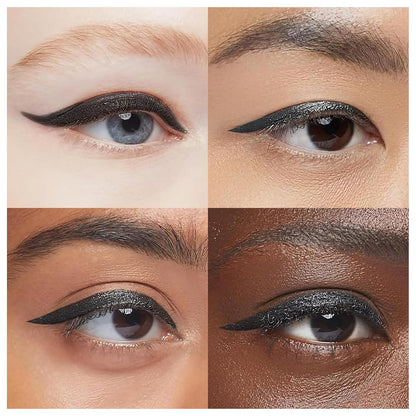 Waterproof Liquid Eyeliner - Smudge-Proof, Long-Lasting Vegan Liquid Eyeliner Pen with Precision Tip for Smooth Application, Gluten-Free, Hypoallergenic Eye Liner - 2mL Black