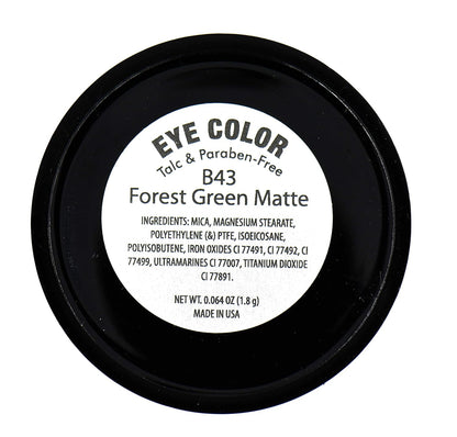 Khaki Grey Dark Green Sage Thyme Forest Fern Matte Opaque Pressed Powder Single Vegan Eyeshadow; Talc, Paraben & Cruelty Free