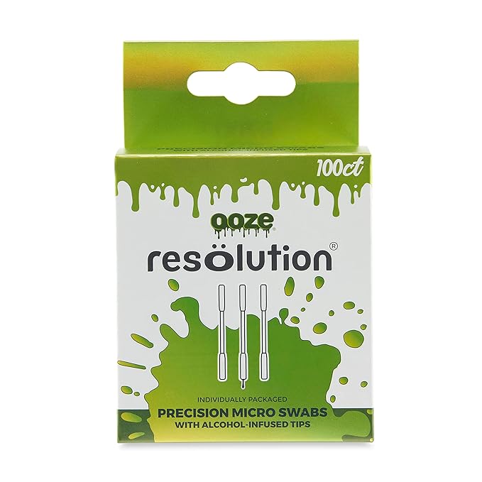 Ooze resolution alcohol cotton swabs