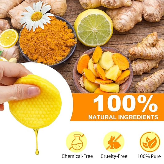 Turmeric cleansing pads,turmeric cleansing exfoliating