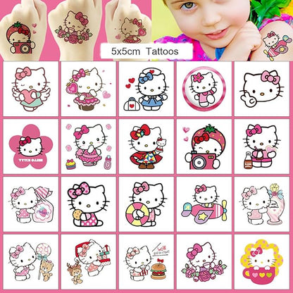 20pcs cute hello kitty temporary
