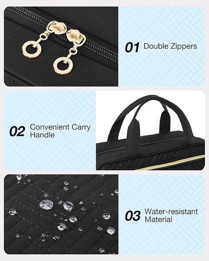 Bagsmart hanging travel toiletry organizer