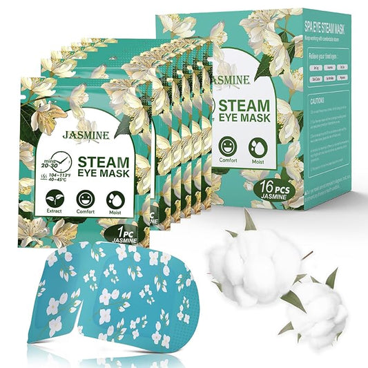 16-pack steam eye masks for