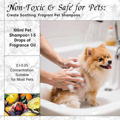 HIQILI Guardian Rose Fragrance Oil for Making Candles, Inspired by Byrdo No Men's Land Rosa, DIY Soaps, Perfume, Scent Diffusers, Skin & Hair Care - 5.07Fl Oz