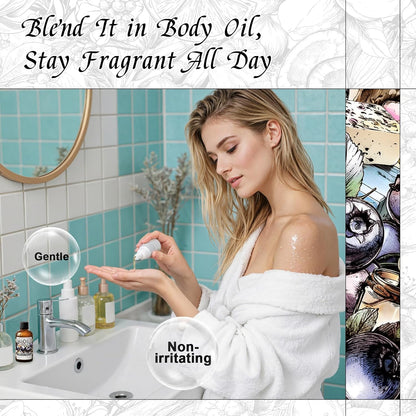 HIQILI Blueberry Fragrance Oil for Candle & Soap Making, Fruity Scents for Reed Diffuser Oil Refill, Add to Lotion, Body Wash - 1 Fl Oz