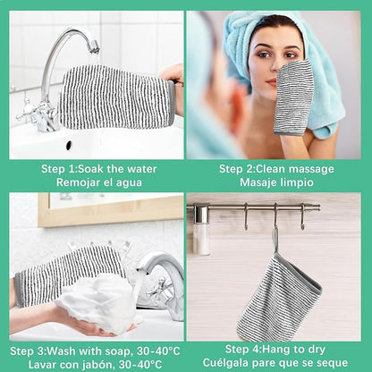 Phogary 8 facial body washcloths,