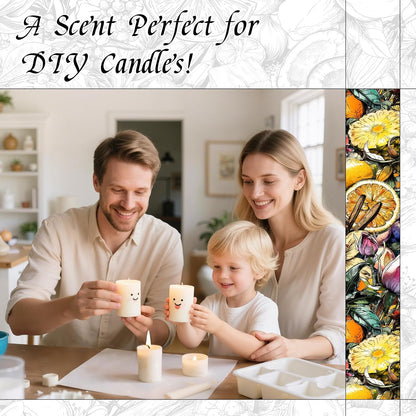 HIQILI Myrtle & Orange Blossom Fragrance Oil for Diffuser, Inspired by D.or Tera-Bella, Candle & Soap Making, Long-Lasting Citrus Floral Scent - 5.07 Fl Oz