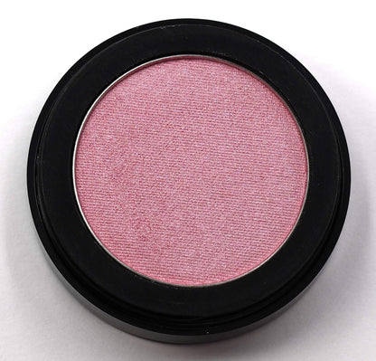 Pink Glow Satin Light Baby Pink Opal Sunkissed Shimmering Shimmer Pressed Powder Single Vegan Eyeshadow; Talc, Paraben & Cruelty Free
