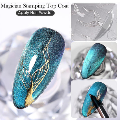 Born Pretty Magician Stamping Top Gel, Nail Stamping Gel Polish, Nail Art Stamping Gel, Nail Stamp for Nail Art Design