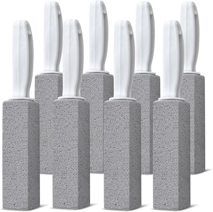 Emycool Pumice Stone Toilet Bowl Cleaner, 8 Pack Toilet Pumice Stone with Handle for Toilet Cleaning, Bathtubs, Sinks, Swimming Pools, Grills