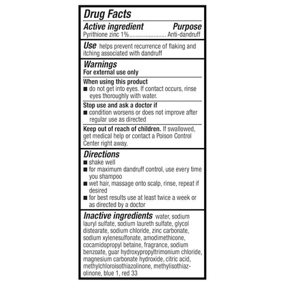 Amazon Basics 2-in-1 Dandruff Shampoo and Conditioner for Men, Smooth Spice Scent, 14.2 Fluid Ounces, 1-Pack (Previously Solimo)