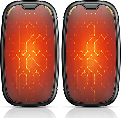 Hand Warmers Rechargeable 2 Pack, Rechargeable Hand Warmer, Pocket Portable Electric Hand Warmer, Reusable Handwarmers, A Winter Christmas Hand-Warming Gift for Work, Camping, Golf, and Hunting