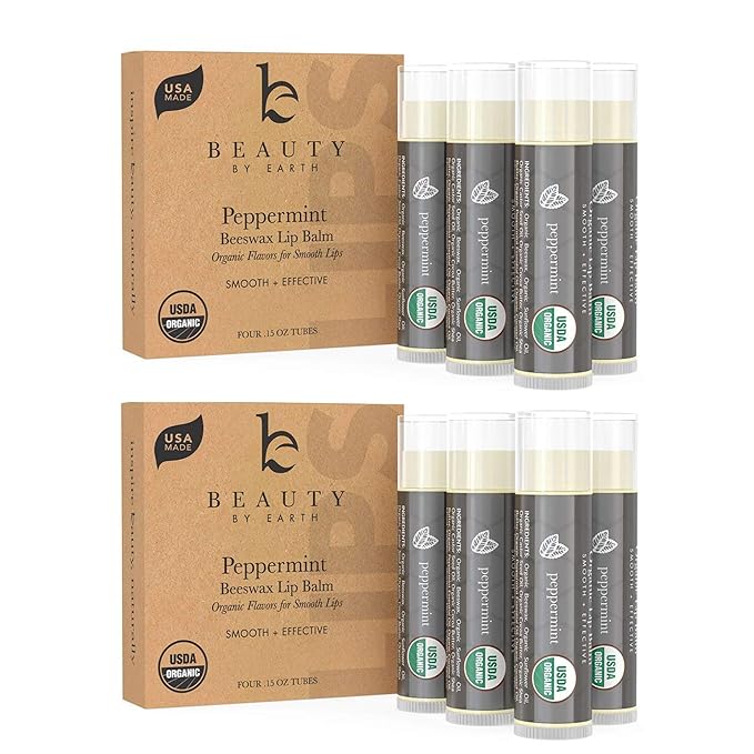 Organic lip balm pack -
