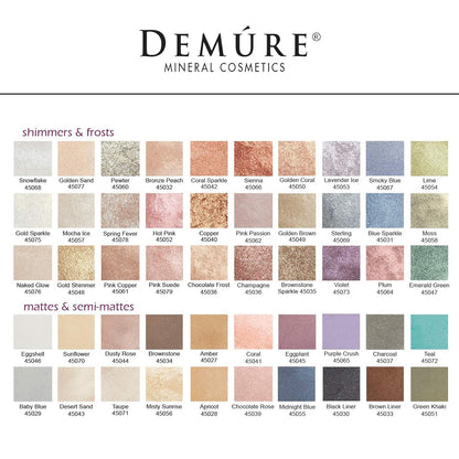 Demure Mineral Make Up (Stark) Eye Shadow, Matte Eyeshadow, Loose Powder, Eye Makeup, Professional Makeup
