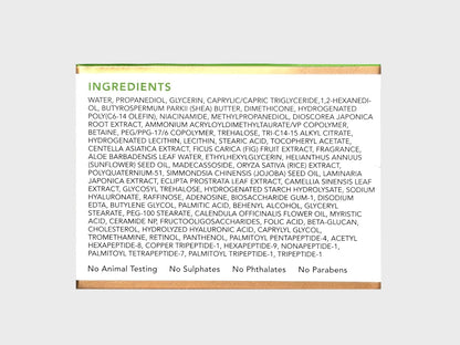 Meebak Cica Cream | Daily Repair Moisturizer with Niacinamide, Ceramide, & Retinol | Deep Hydration & Soothing | Locks in Moisture | Suitable for Sensitive Skin