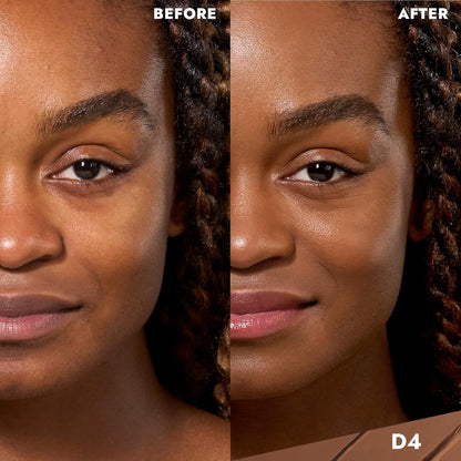 COVER FX Total Cover Cream Foundation - Shade D4 - Buildable Coverage - Natural Finish - Oil-Free - Sweat-Proof