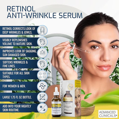 Advanced clinicals retinol facial serum