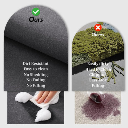 2 Piece Bathroom Rugs Mat Set - Quick Dry Diatomaceous Earth Bath Mat for Bathroom Non-Slip Bath Rug with Rubber Backing, Absorbent Bath Mats Thin Bath Floor Mat, 15.7x23.6+15.7x47.2 Inch, Dark Grey