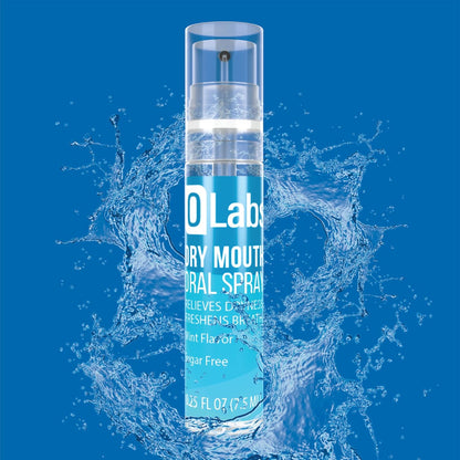 Dry Mouth Spray - Sugar Free, Alcohol Free, Mint Breath Spray with Xylitol, 2 Pack - 4 (0.25 oz) Travel Size Sprays Total