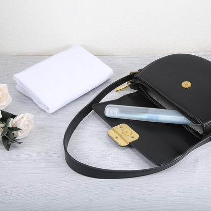 VOCOSTE 2 Pcs, Toothbrush Travel Case, Plastic, Lightweight Traveling Toothbrush Holders Case, White Purple, 7.48"x1.06"