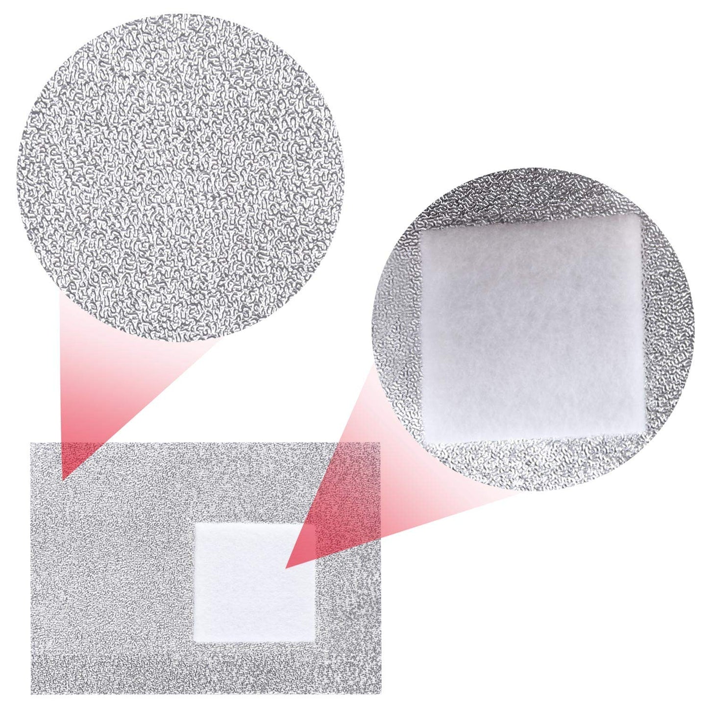 BTYMS 400 Pcs Gel Nail Polish Remover Wraps Nail Foil Wraps Soak Off Cotton Pads Lint Free Finger Nail Wipes