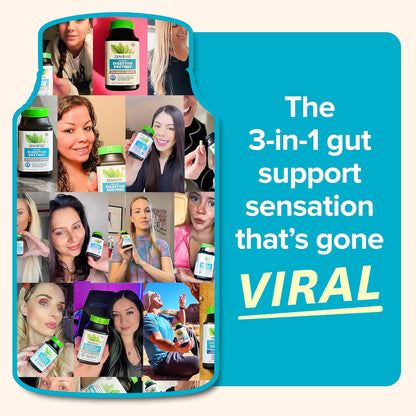 Zenwise Health Digestive Enzymes and Bromelain for Gut Health - Probiotic Multi Enzymes with Prebiotics and Probiotics for Women and Men for Digestive Health and Bloating Relief for Digestion -15 CT